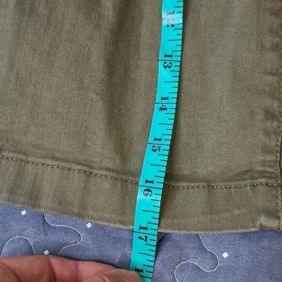 SO green zipper skirt size 13 - Picture 4 of 5